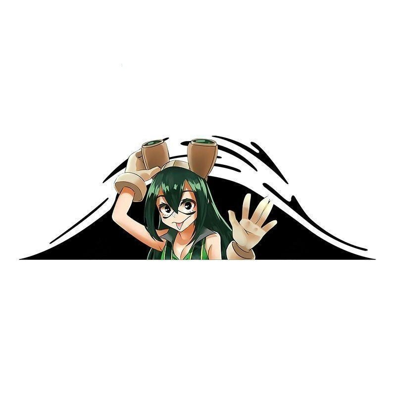 My Hero Academia 'Tsuyu Asui | Large Hand' Vinyl Car Peeker Sticker