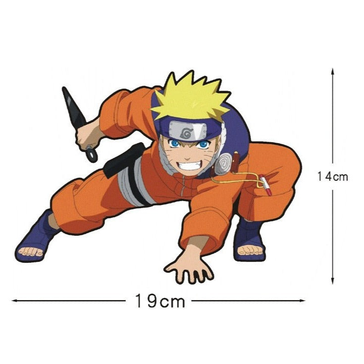 Naruto 'Naruto Uzumaki | Gritted Teeth' Vinyl Car Sticker