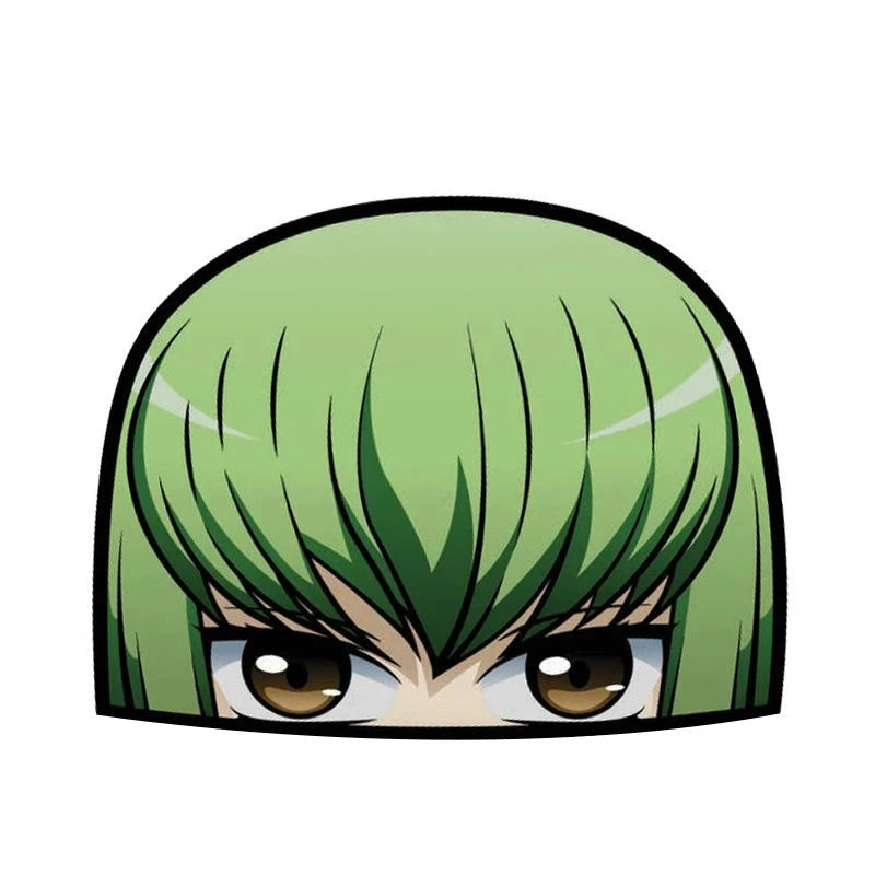 Code Geass 'C.C. | Staring' Vinyl Car Peeker Sticker