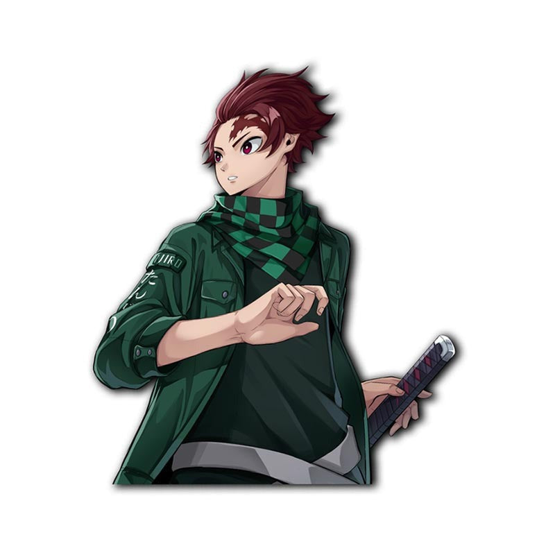 Demon Slayer 'Tanjiro Kamado | Streetwear Drip' Vinyl Car Sticker