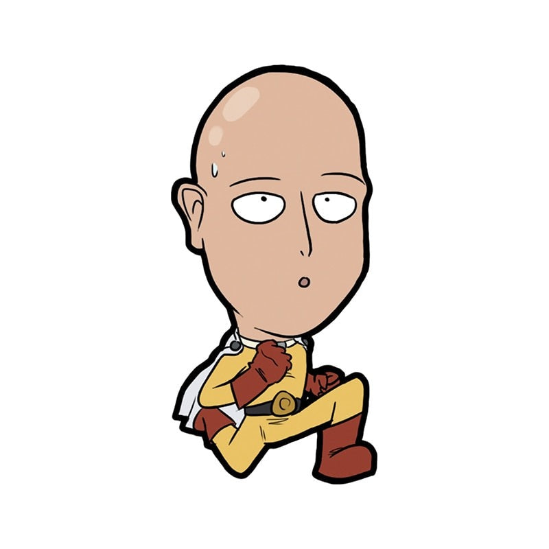 One Punch Man 'Saitama | Running' Vinyl Car Sticker