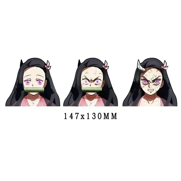 Demon Slayer 'Nezuko Kamado | Demon Form' Vinyl Car 3D Motion Sticker