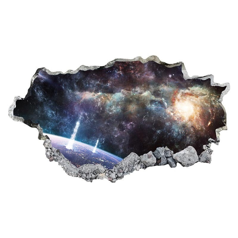 Smashed Hole 'Star Horizon' Vinyl Car Sticker