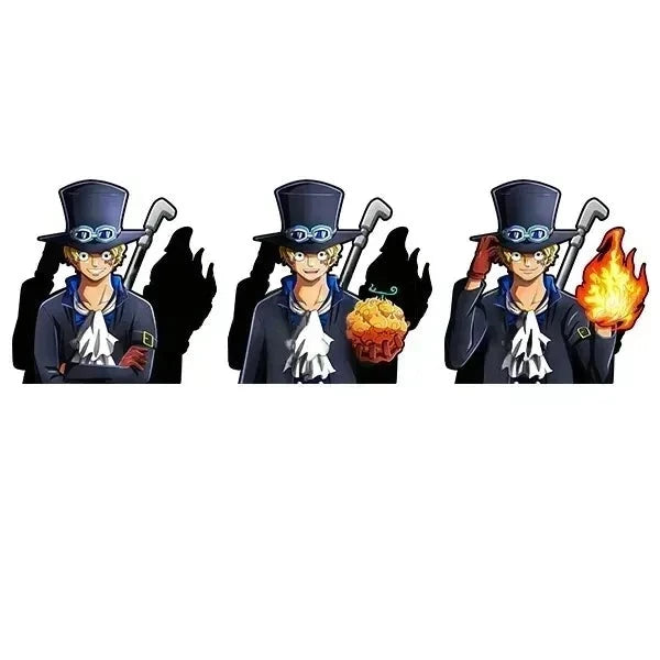 One Piece 'Sabo | Flame Emperor' Vinyl Car 3D Motion Sticker