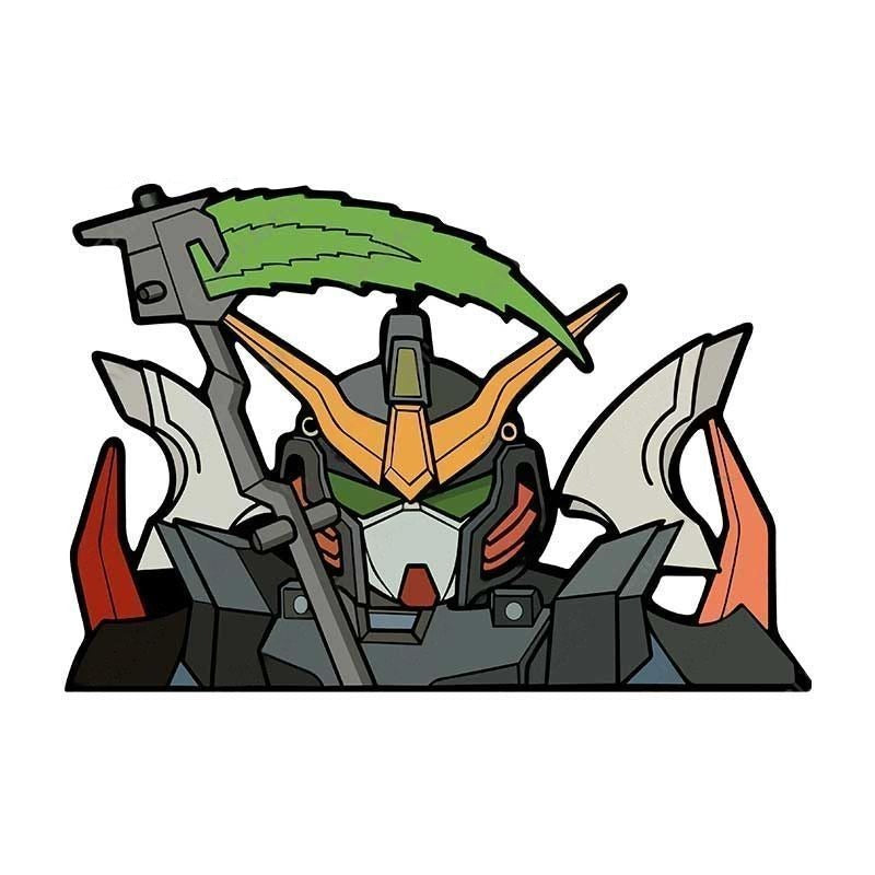Mobile Suit 'Gundam Deathscythe | Beam Scythe' Vinyl Car Peeker Sticker