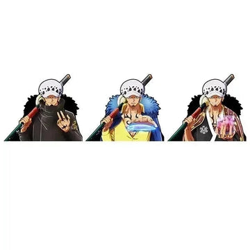 One Piece 'Trafalgar Water Law' Vinyl Car 3D Motion Sticker