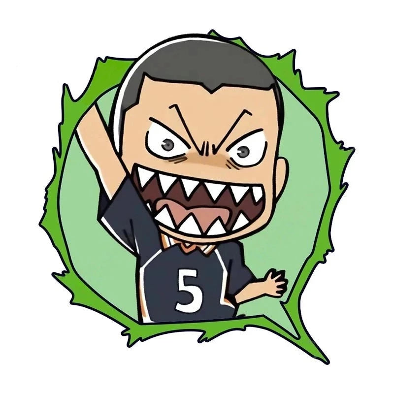 Haikyuu!! 'RyÅ«nosuke Tanaka | Comic Bubble' Vinyl Car Sticker