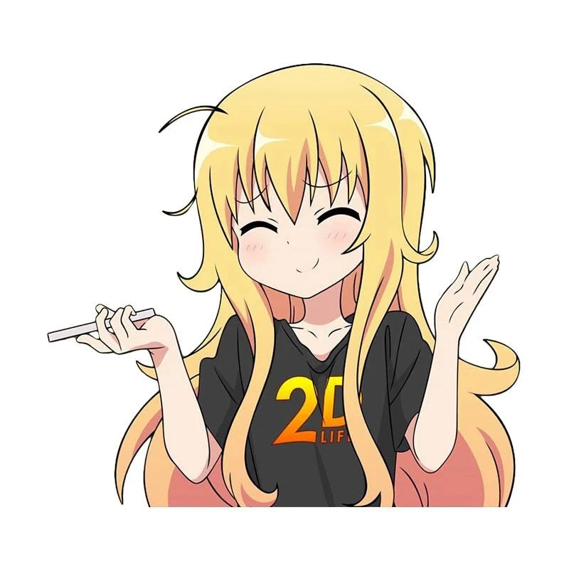 Gabriel Dropout 'Gabriel White Tenma | Happy' Vinyl Car Sticker