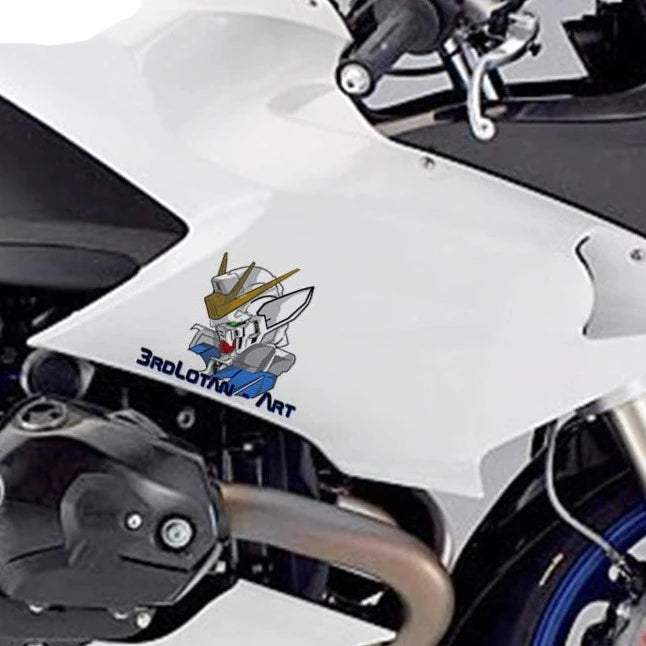 Mobile Suit 'Gundam Wing Zero | Head Down' Vinyl Car Sticker