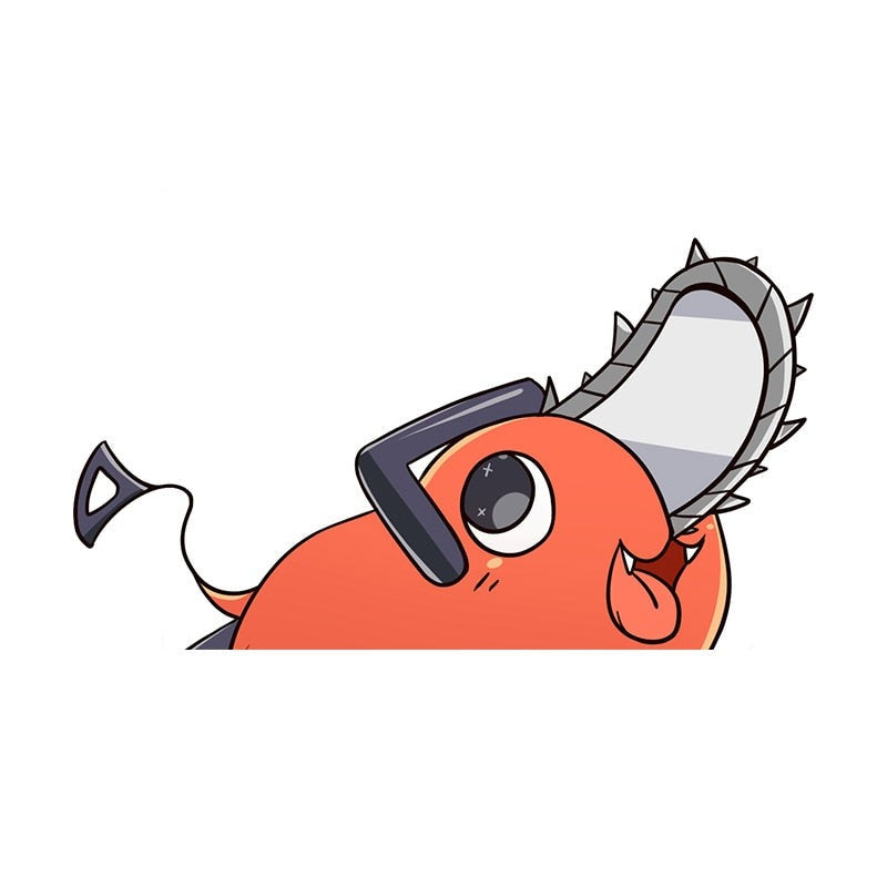 Chainsaw Man 'Pochita | Daydreaming' Vinyl Car Peeker Sticker