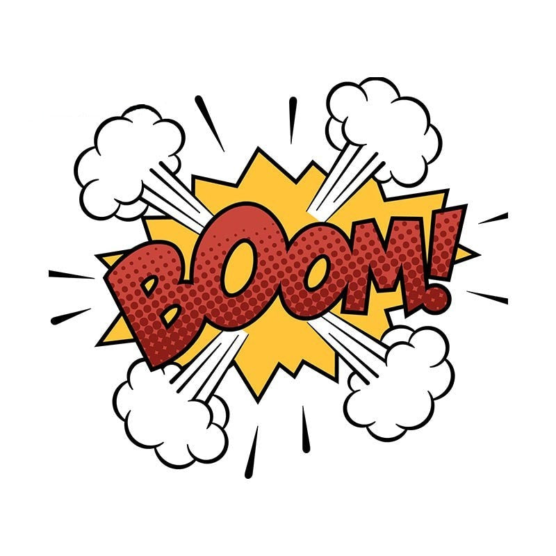 Comic Bubble 'Boom!' Vinyl Car Sticker