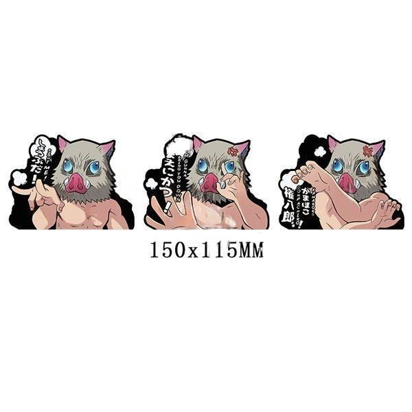 Demon Slayer 'Inosuke Hashibira | Boar Mask' Vinyl Car 3D Motion Sticker