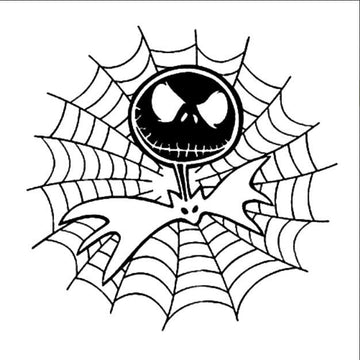 The Nightmare Before Christmas 'Jack Skellington | Cobweb' Vinyl Car Sticker