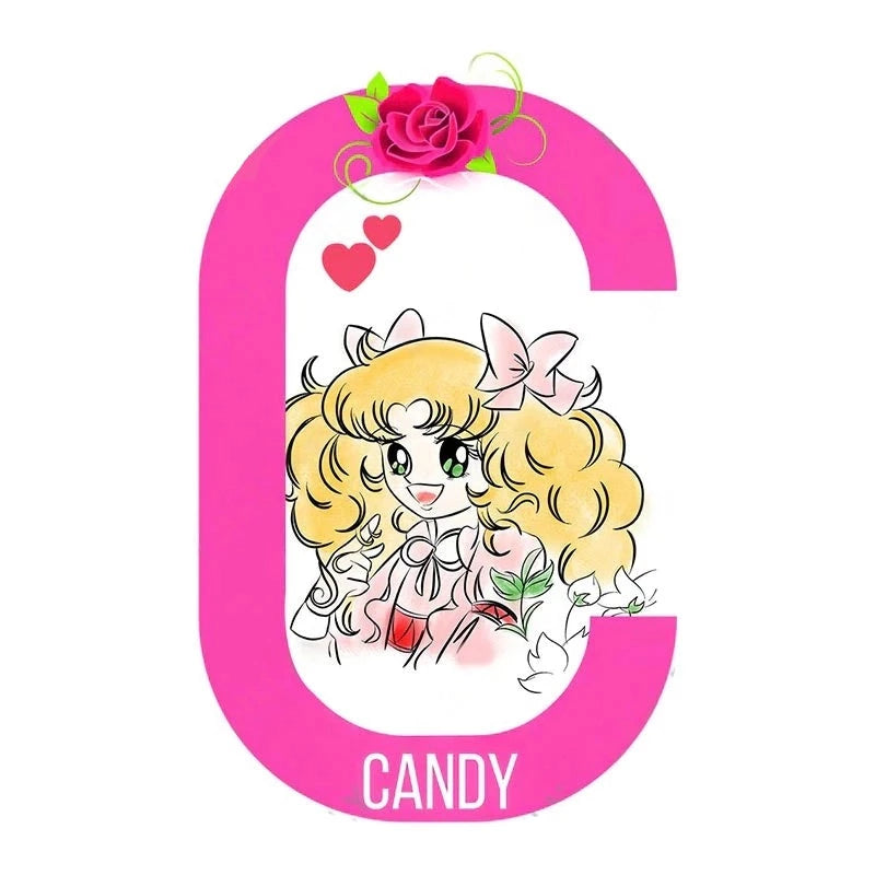 Candy Letter C 'Candice | Surprised' Vinyl Car Sticker