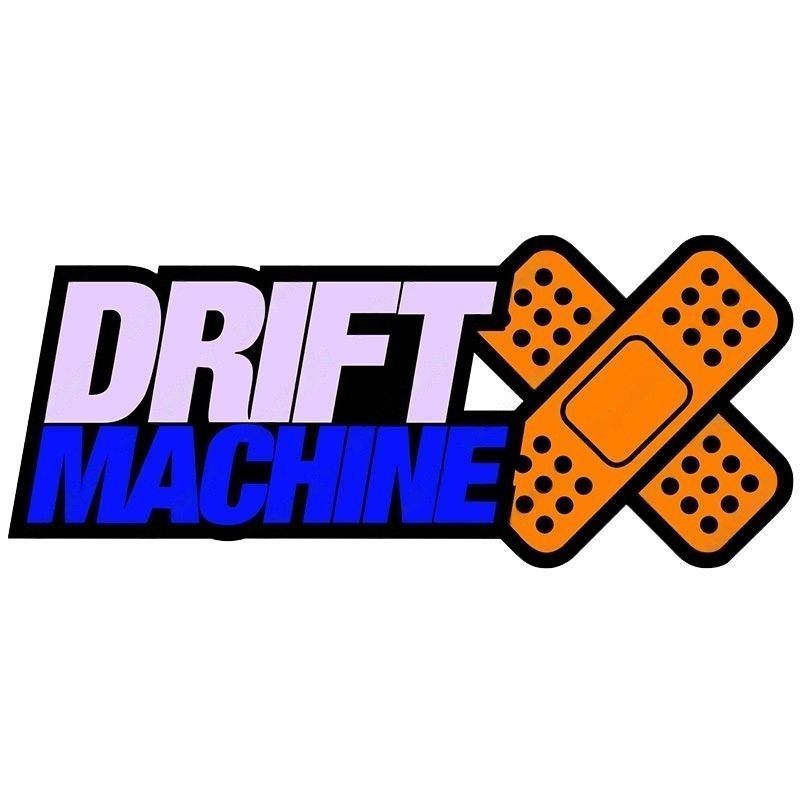 Drift Machine 'Colored Band-aids' Vinyl Car Sticker