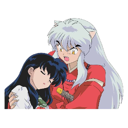 Inuyasha 'Kagome and Inuyasha' Vinyl Car Sticker