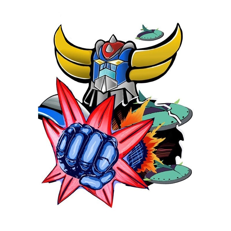 Mazinger Z 'Grendizer | Punch' Vinyl Car Sticker