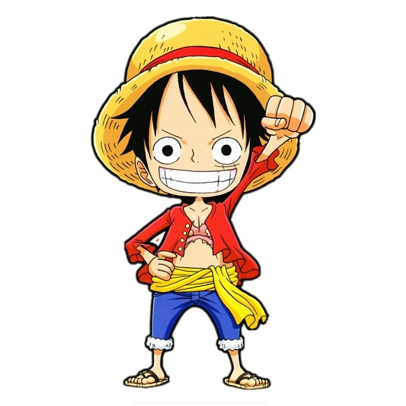 One Piece 'Luffy | Raised Fist' Vinyl Car Sticker