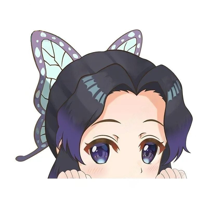 Demon Slayer 'Shinobu | Observing' Vinyl Car Peeker Sticker