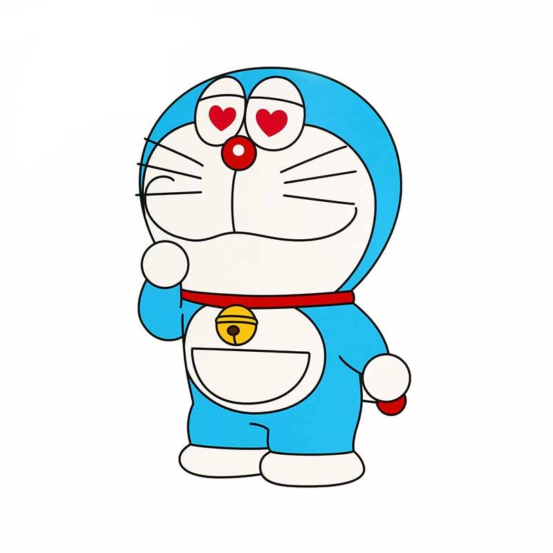 Doraemon 'In Love | Left' Vinyl Car Sticker