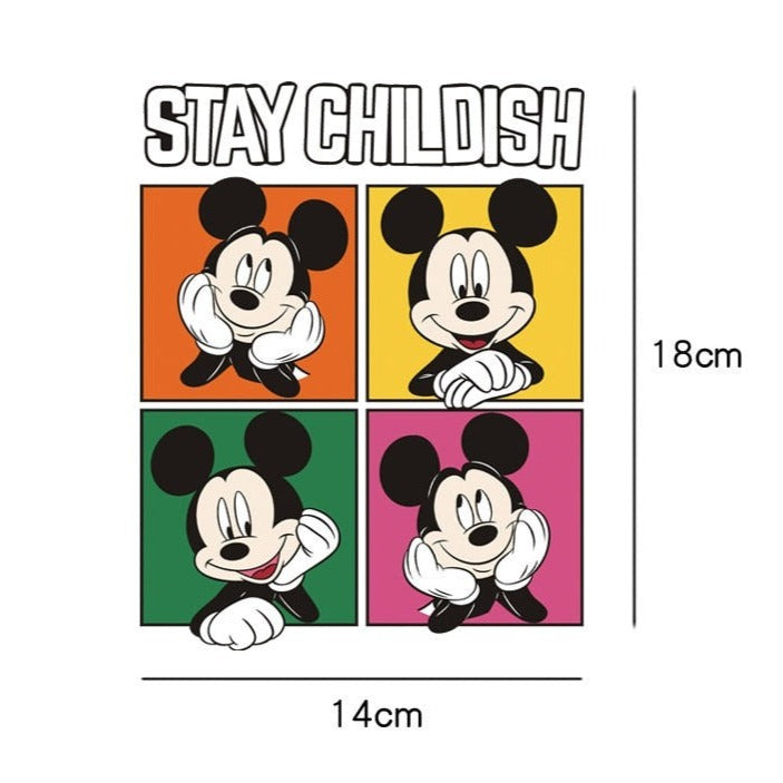 Stay Childish 'Mickey | Cute Faces' Vinyl Car Sticker