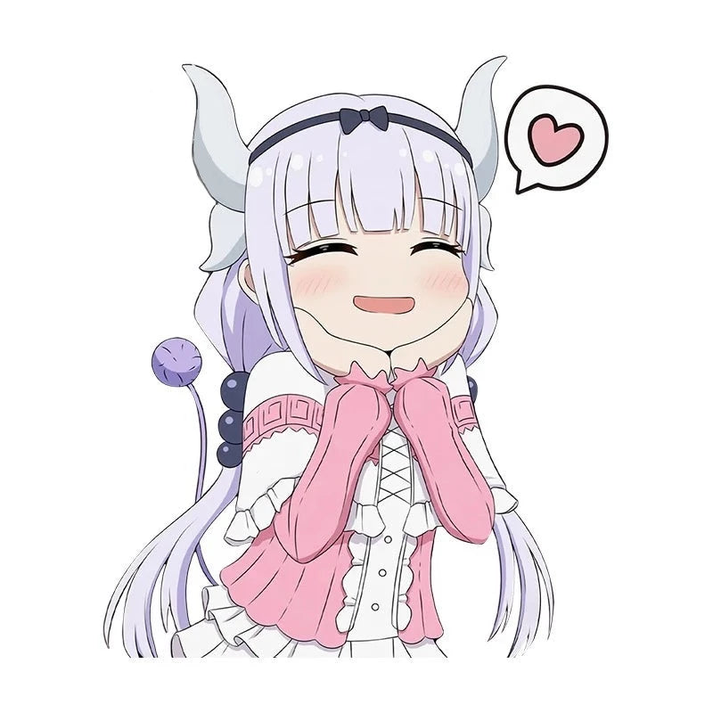 Miss Kobayashi's Dragon Maid 'Kanna Kamui | In Love' Vinyl Car Sticker