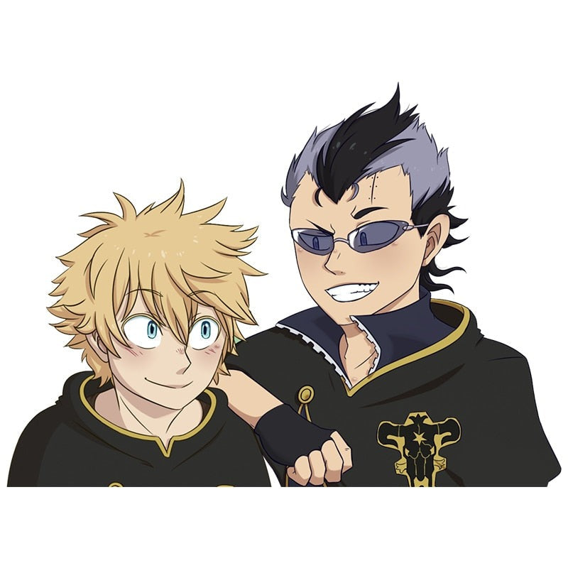 Black Clover 'Luck Voltia and Magna Swing' Vinyl Car Sticker