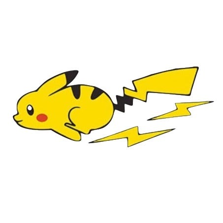 Pokemon 'Pikachu | Running' Vinyl Car Sticker