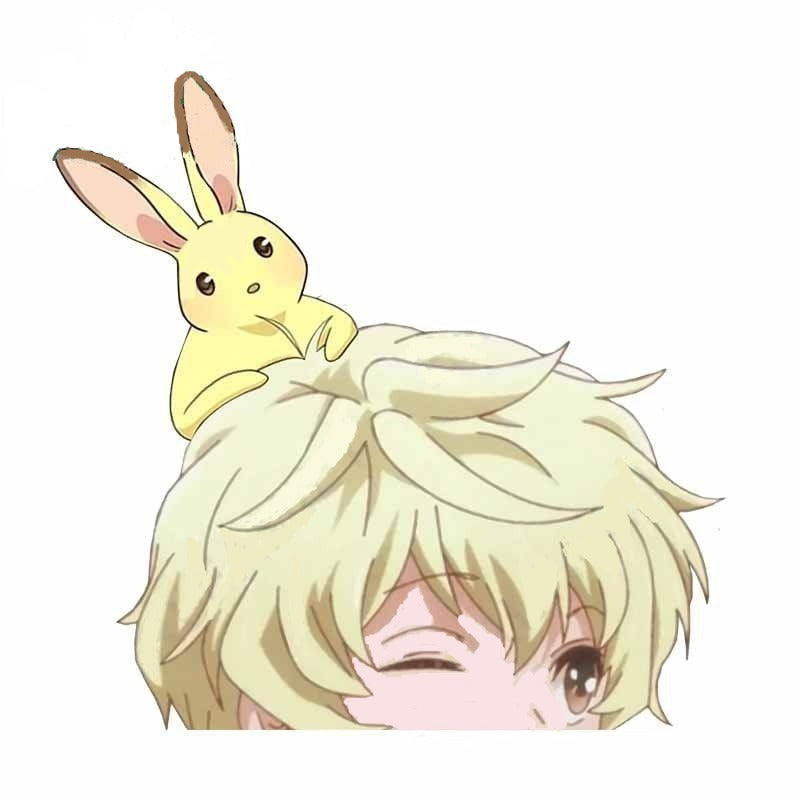 Fruits Basket 'Momiji And Bunny | Winks' Vinyl Car Peeker Sticker