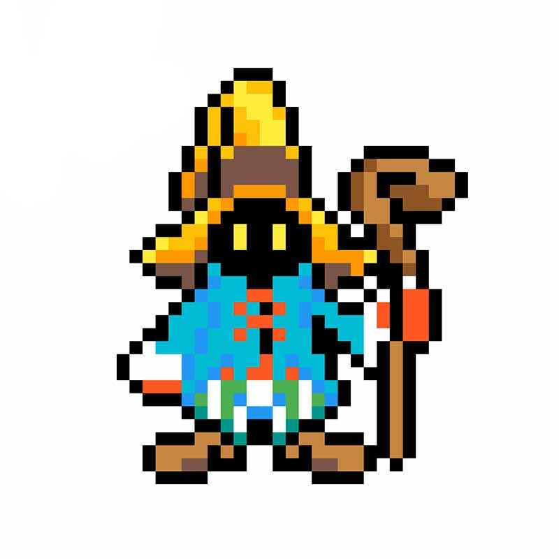 Final Fantasy 'Vivi Ornitier | Pixel' Vinyl Car Sticker
