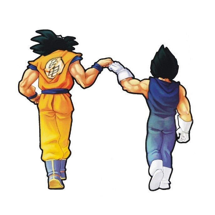 Dragon Ball Z 'Goku And Vegeta | Fist Bump' Vinyl Car Sticker