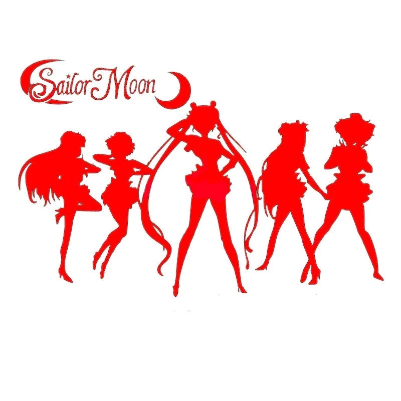 Sailor Moon 'Pretty Guardians' Vinyl Car Sticker