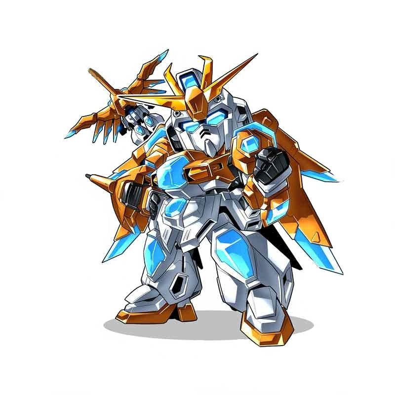 Mobile Suit 'RX-93ff Nu Gundam' Vinyl Car Sticker