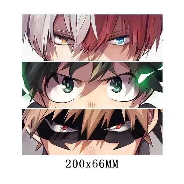 My Hero Academia 'Shoto x Izuku x Katsuki | Fierce'  Vinyl Car 3D Motion Sticker