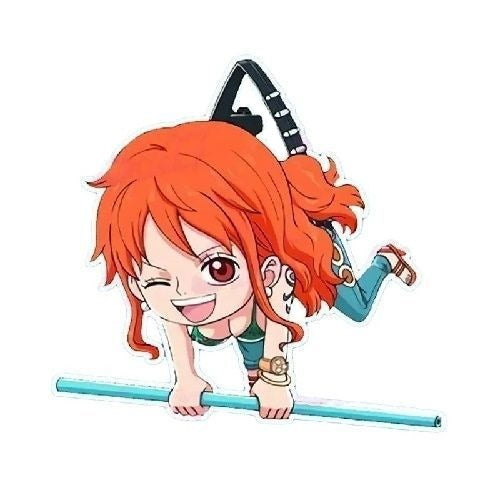 One Piece 'Hanging Nami | Winking' Vinyl Car Sticker