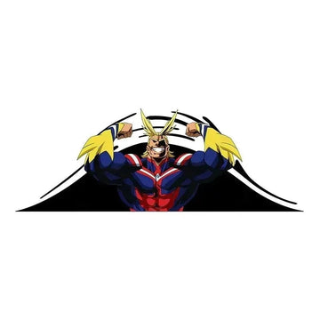 My Hero Academia 'All Might | Stronger' Vinyl Car Peeker Sticker