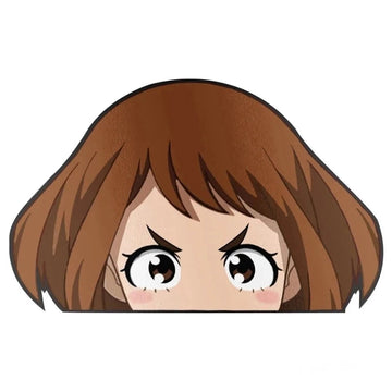 My Hero Academia 'Ochaco | Angry' Vinyl Car Peeker Sticker