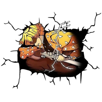 Demon Slayer 'Zenitsu | Sleeping Attack' Car Window Vinyl Sticker
