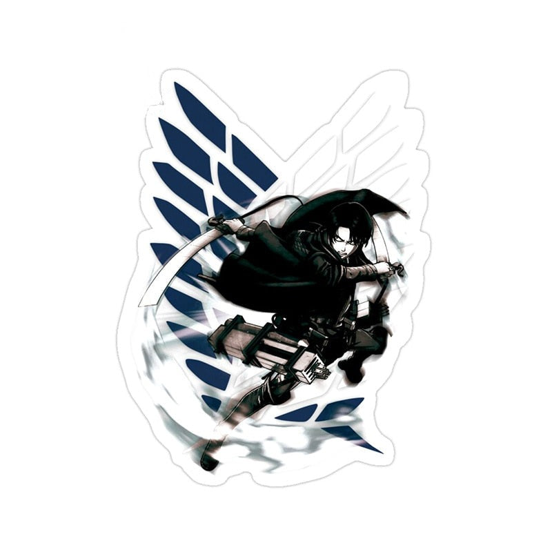 Attack on Titan 'Levi | Wings of Freedom Attack' Vinyl Car Sticker