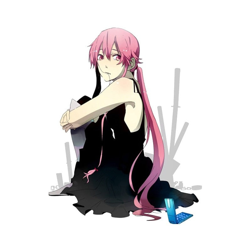 Future Diary 'Yuno Gasai | Alone' Vinyl Car Sticker