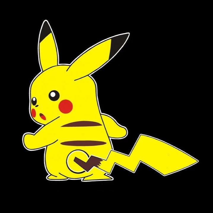 Pokemon 'Pikachu | Surprised | Right' Vinyl Car Wiper Sticker