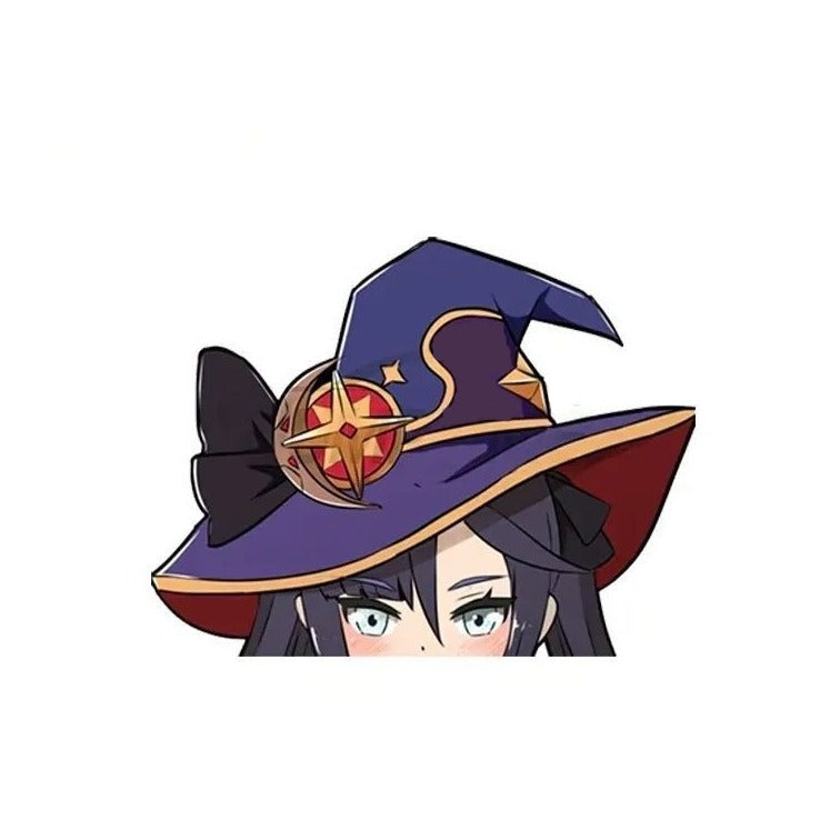 Genshin Impact 'Mona | Serious' Vinyl Car Peeker Sticker