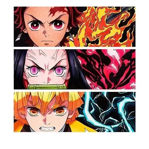 Demon Slayer 'Tanjiro x Nezuko x Zenitsu' Vinyl Car 3D Motion Sticker