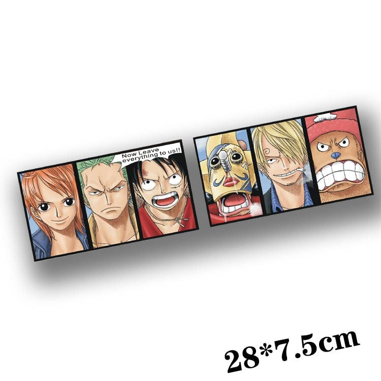 One Piece 'Casts | Now Leave Everything With Us!!' Vinyl Car Sticker