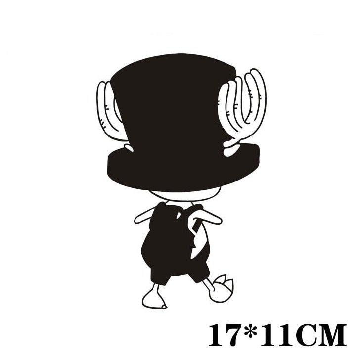 One Piece 'Tony Tony | Walking with Backpack' Vinyl Car Sticker