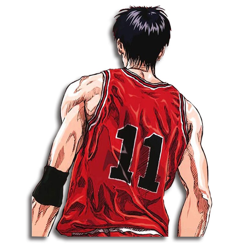 Slam Dunk 'Kaede Rukawa | Jersey 11' Vinyl Car Sticker