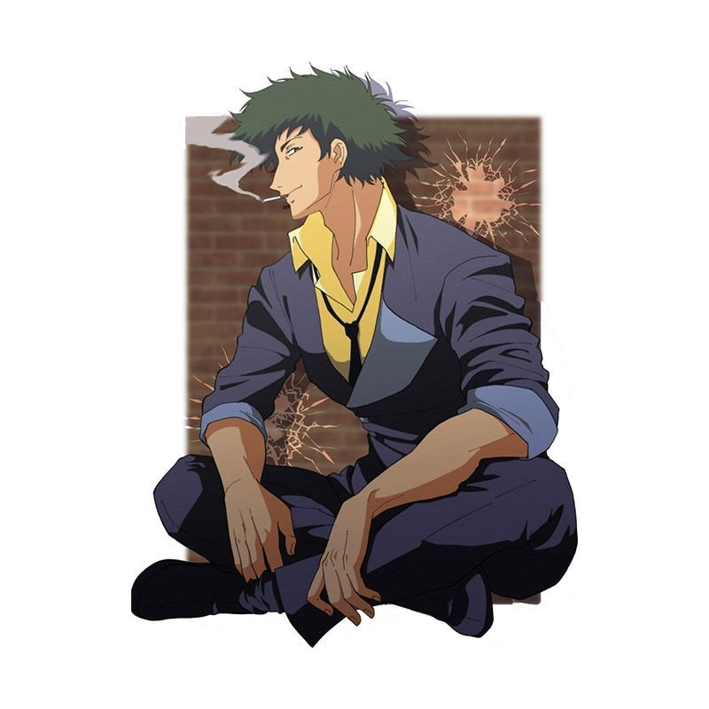 Cowboy Bebop 'Spike | Smoking' Vinyl Car Sticker