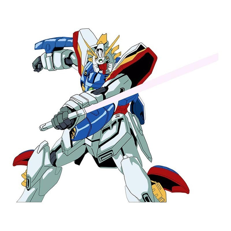 Mobile Suit 'Shining Gundam' Vinyl Car Sticker