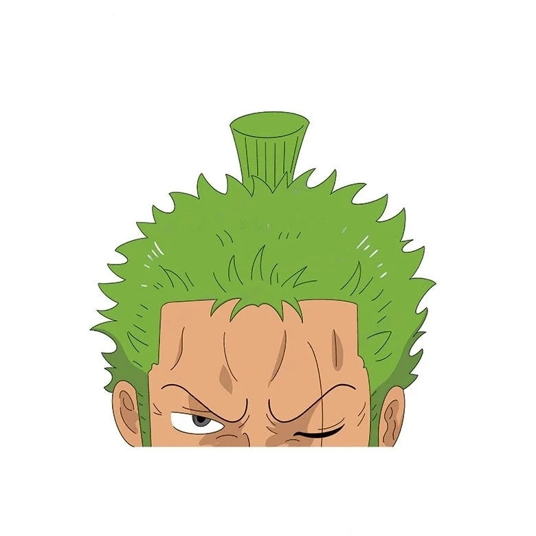 One Piece 'Roronoa Zoro | Fierce' Vinyl Car Peeker Sticker