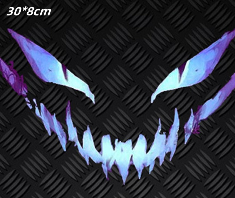 Pokemon 'Haunter | Fierce Evil Face' Vinyl Car Peeker Sticker